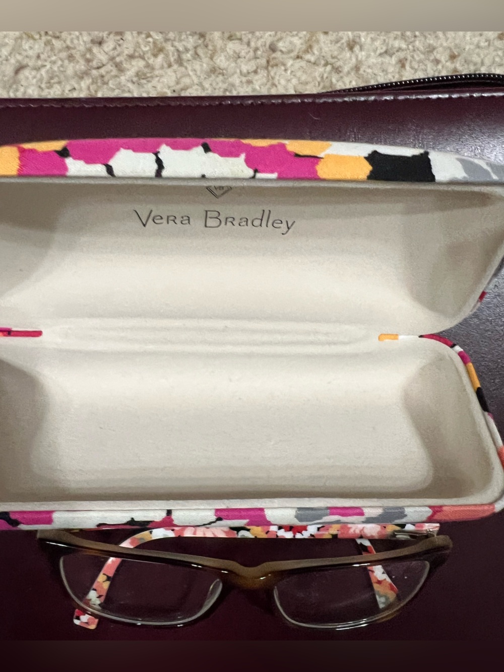 Vera Bradley Pixie Blooms Reading Glasses with Matching Hard Case - - Picture 3 of 10